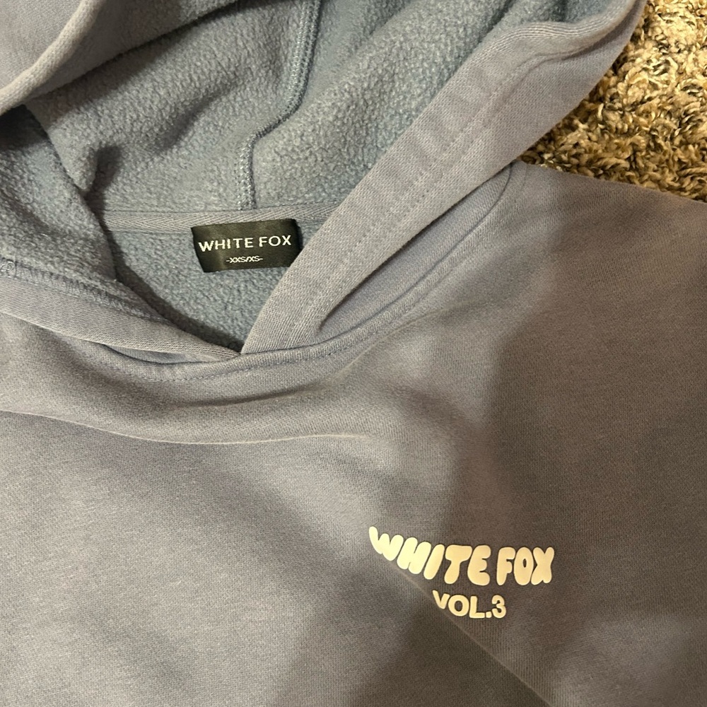 White Fox Boutique Blue Hoodie